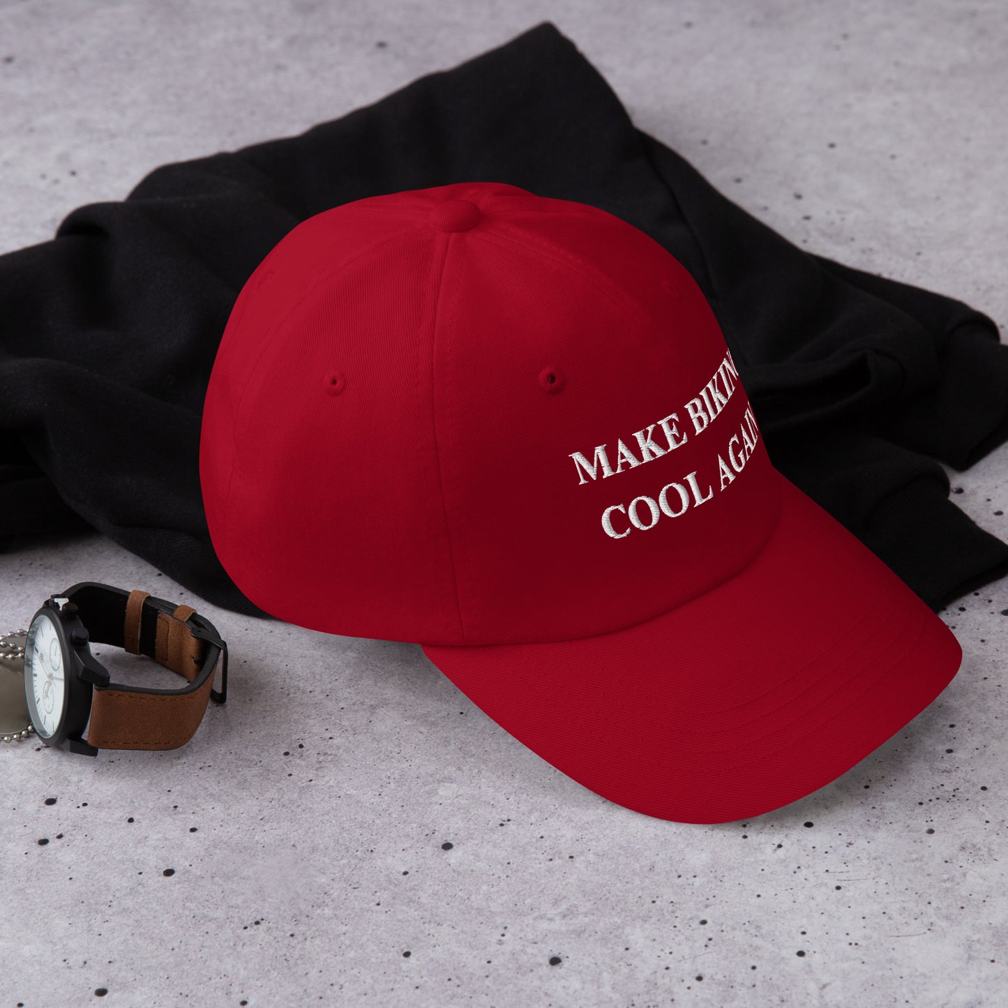 "MAKE BIKING COOL AGAIN" Dad hat