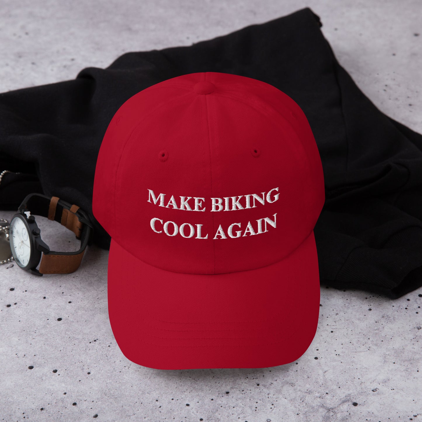 "MAKE BIKING COOL AGAIN" Dad hat