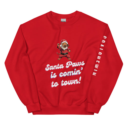 Santa Paws Is Comin' To Town! Sweatshirt
